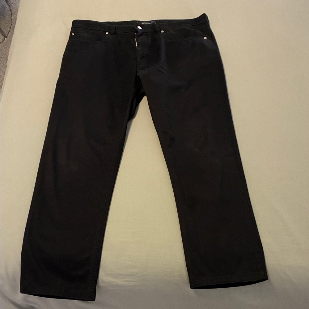 Saks Fifth Avenue Black Chino Trousers